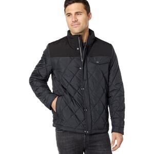 Cole Haan Signature Men’s Large Black Quilted Sherpa Lined Puffer Jacket